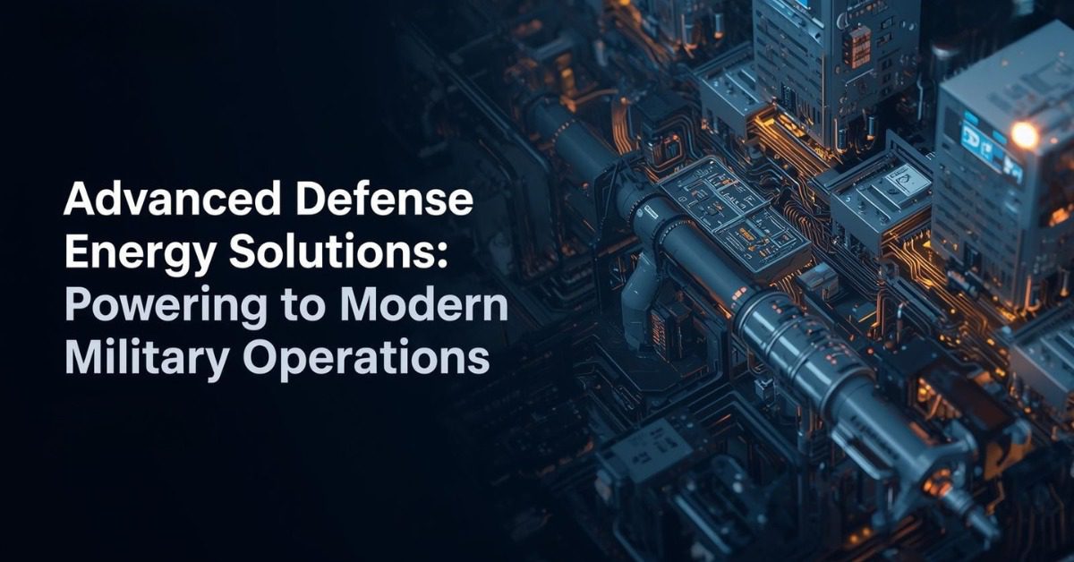 Advanced Defense Energy Solutions: Powering Modern Military Operations